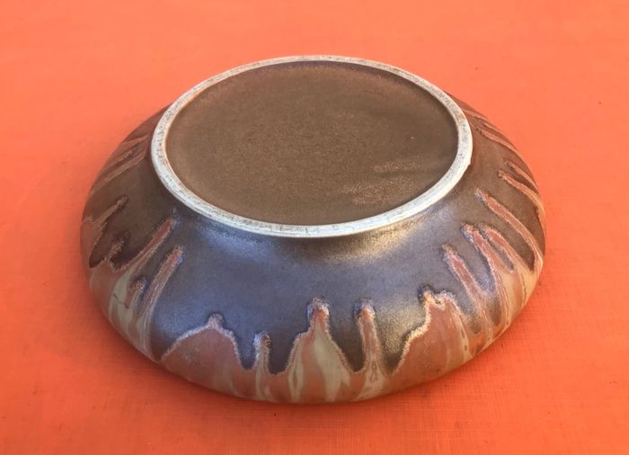 Coupe Céramique émaillée Denbac (Vierzon) Grès flammé à coulures - photo numéro 8