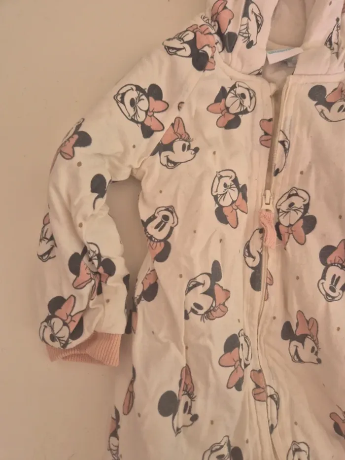 Combinaison / manteau minnie 6 mois - photo numéro 4