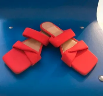 Claquettes cink-me été rouge ouverte taille 37