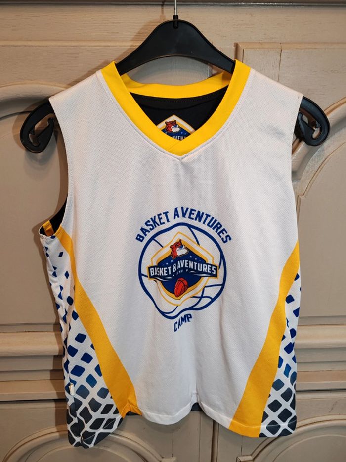 Basketball maillot t-shirt réversible sans manches