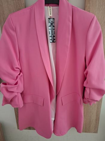 Sublime blazer rose taille L 