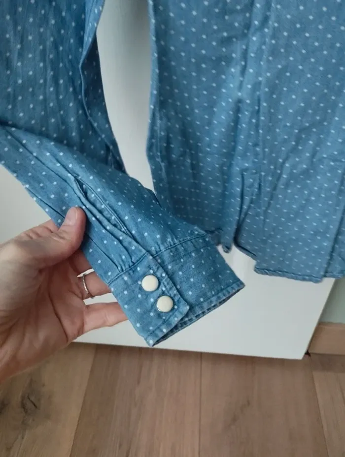 Chemise en jean bizzbee XS - photo numéro 6
