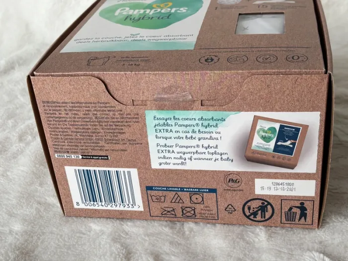 Couche lavable pampers hybrid harmonie - photo numéro 3