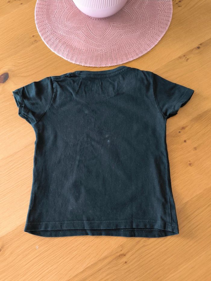 T-shirt mc noir la halle taille 3 ans - photo numéro 4