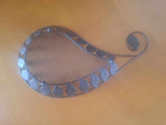 Vide poche en fer forgé léger marron - photo numéro 5