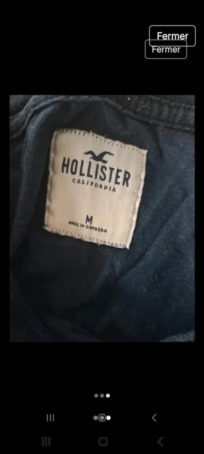T shirt Hollister M - photo numéro 2