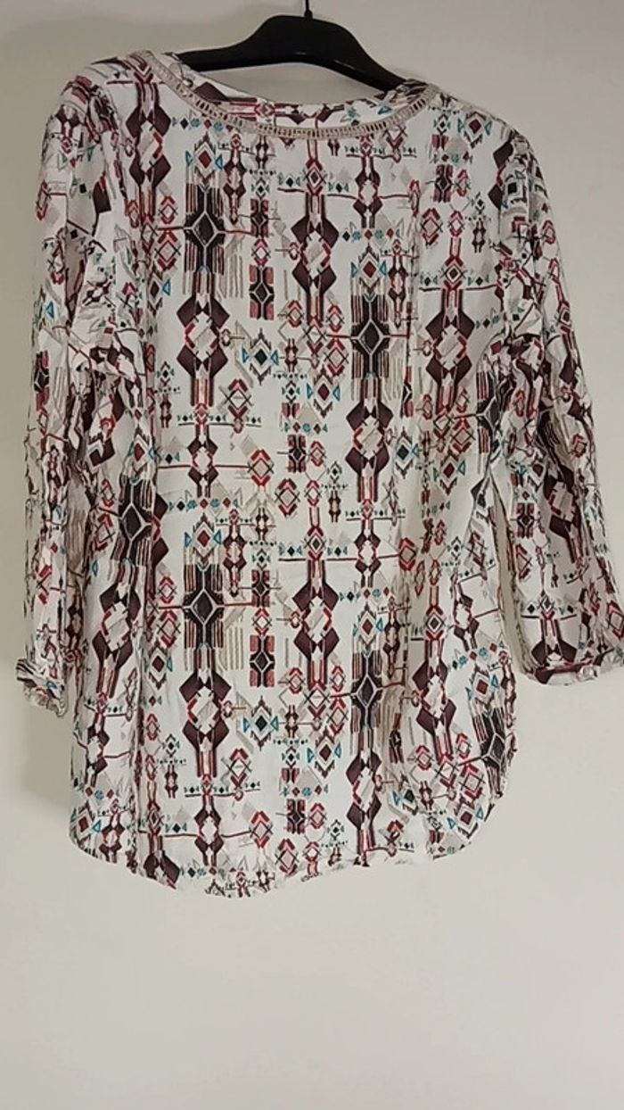 Blouse à motif bohème - Taille S - photo numéro 5
