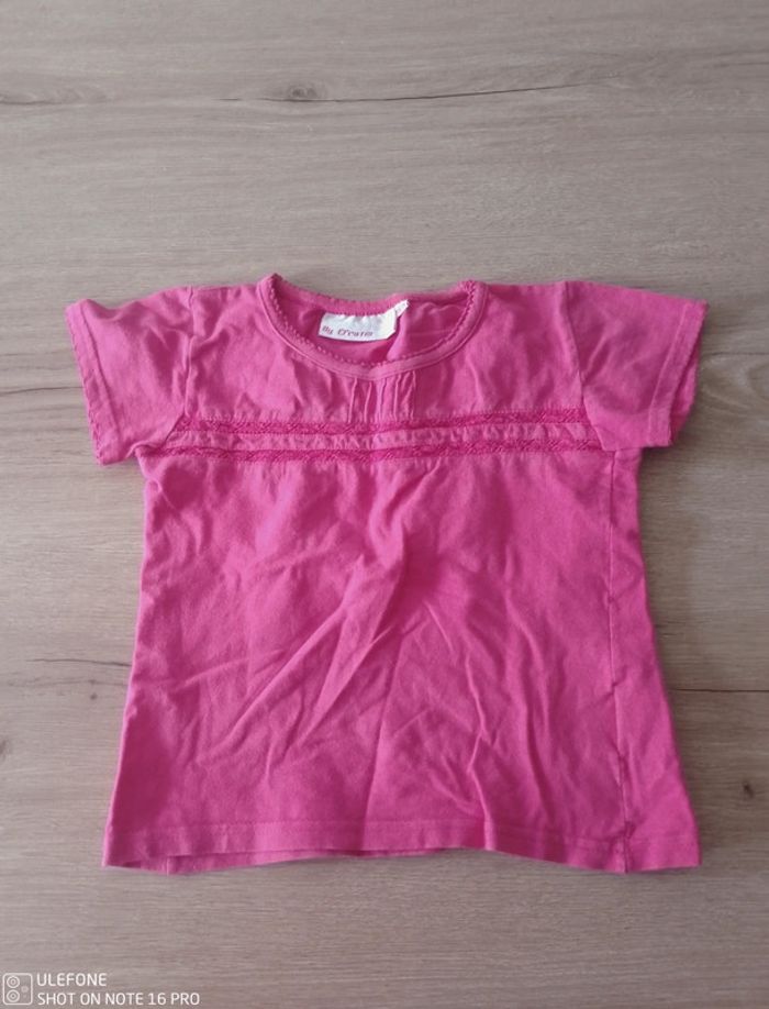 T-shirt rose 3 ans