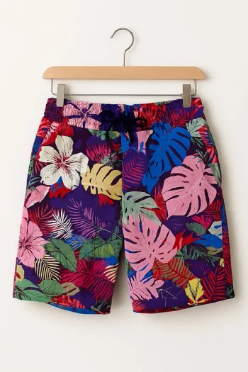 Short de bain homme tropical Zara Taille M 🌺🩳