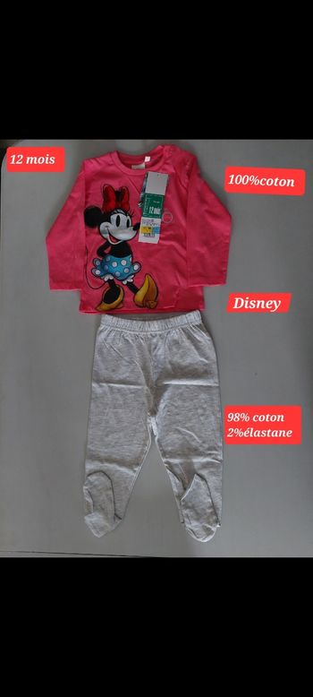 Pyjama Minnie fille 12mois 