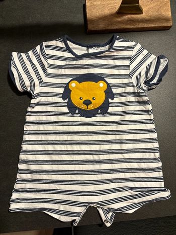 Barboteuse combi short garçon 18 mois obaibi