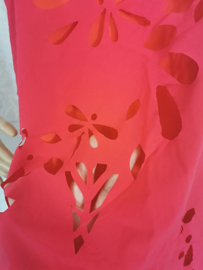 🌺Robe rose-orange. Taille 38. La Mode Est À Vous - photo numéro 4