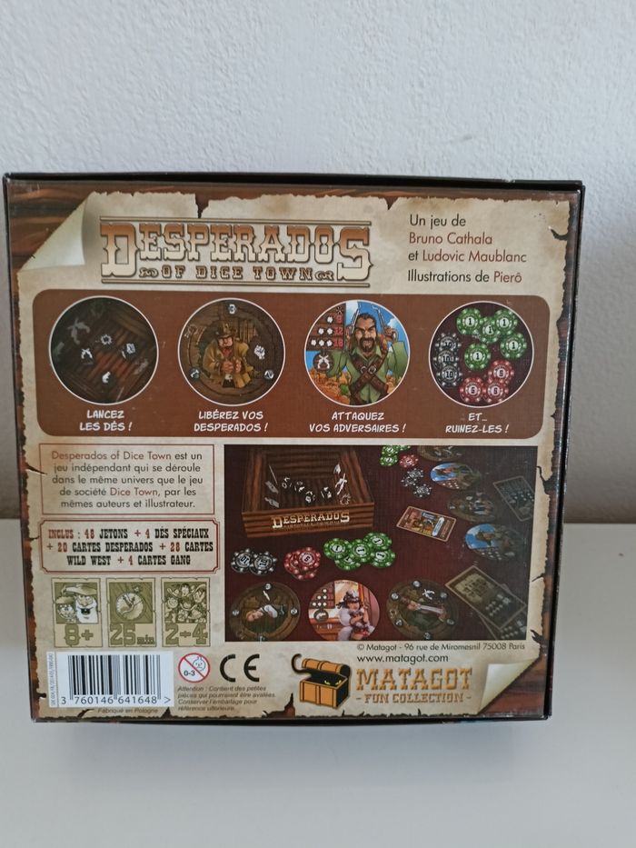 Desperados of dice town matagot fun collection complet - photo numéro 2