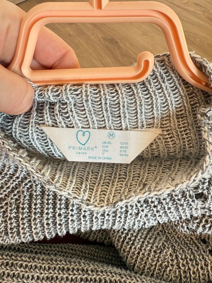 Pull gris Primark femme taille 40 42 très bon état - photo numéro 3