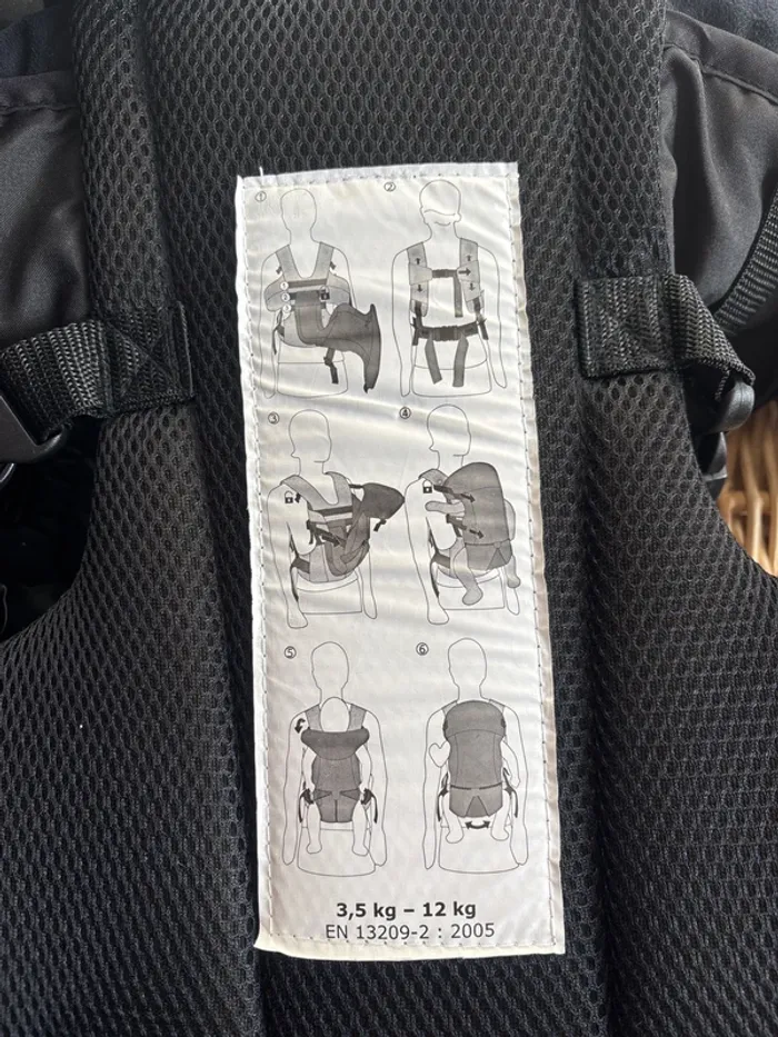 Porte bébé Hauck noir 3,5/12kilos - photo numéro 3