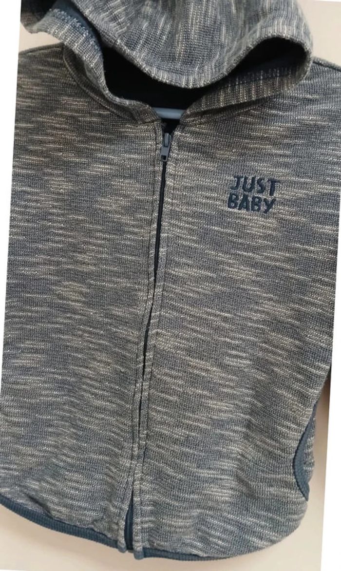 Gilet zippé tape à l'œil 36m - photo numéro 2