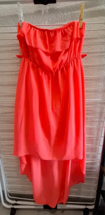 Robe bustier asymétrique