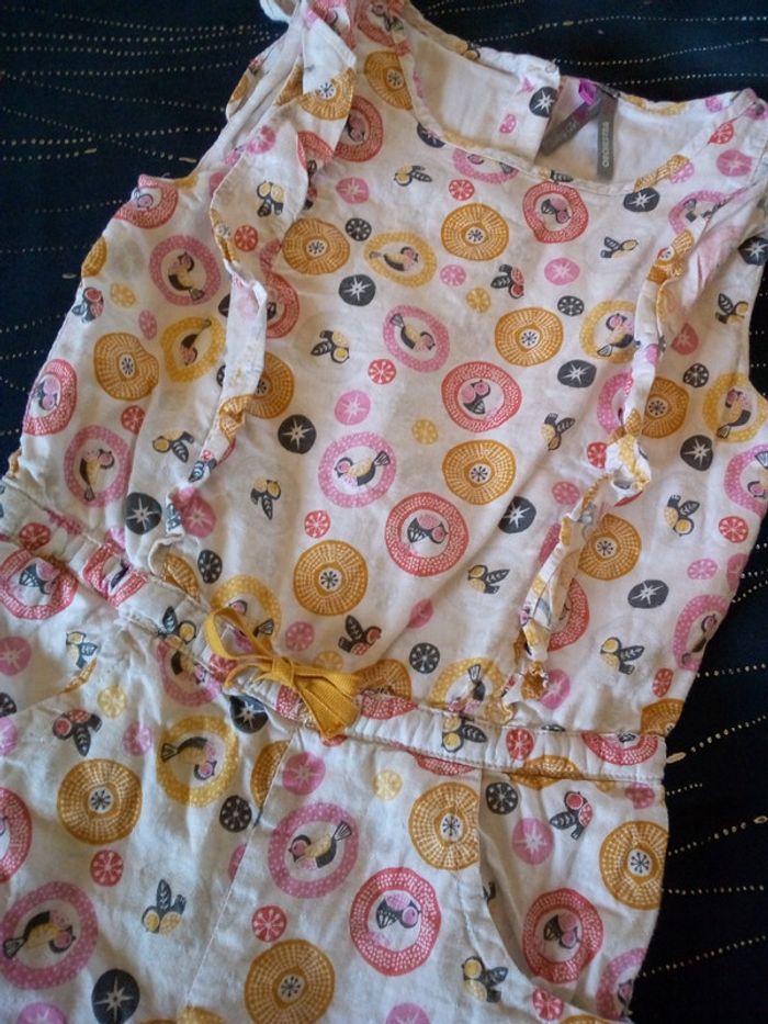 Combinaison blanche oiseaux - photo numéro 2