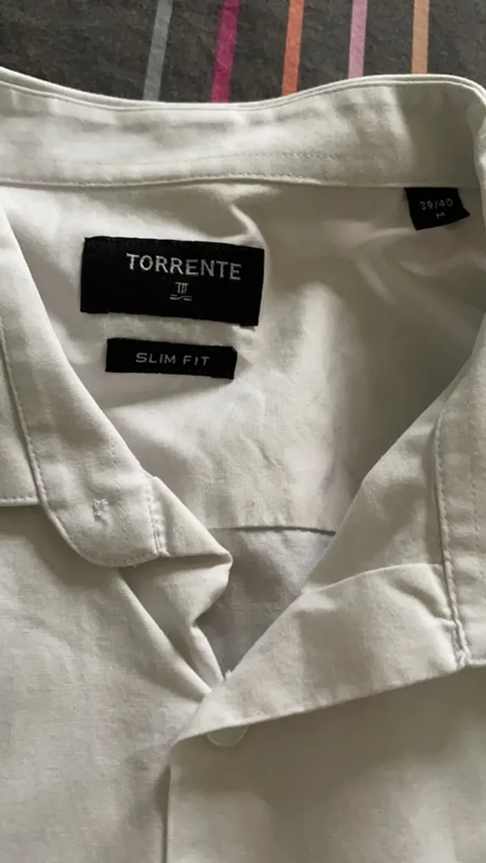 Chemise blanche torrente taille M 39/40 - photo numéro 3
