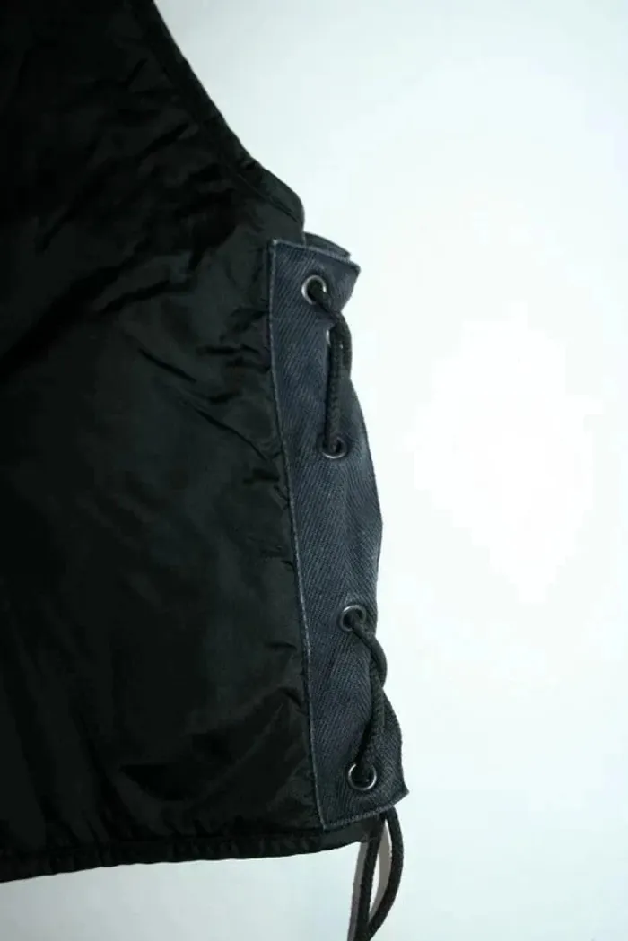 Petite veste matelassée sans manche noire Ikks taille 8 ans - photo numéro 3