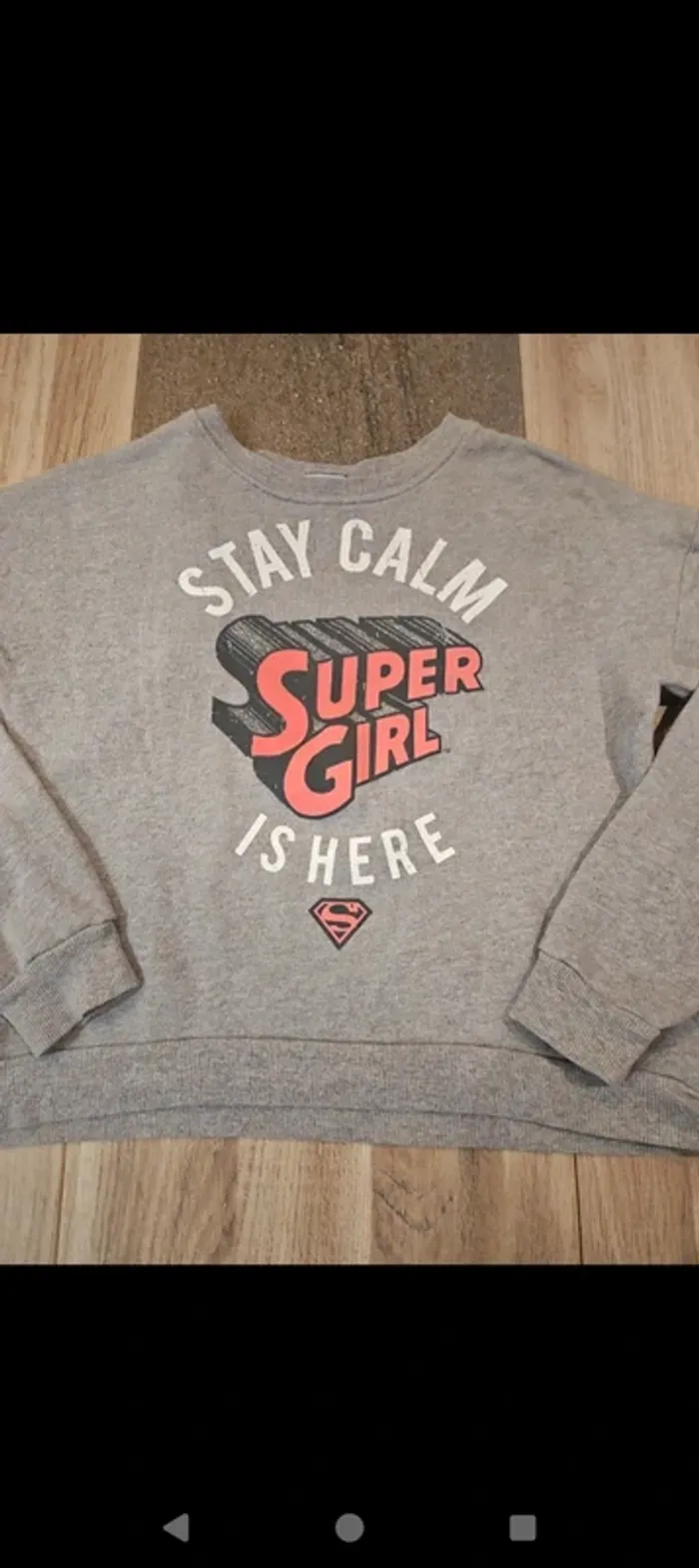Sweat super girl pull - photo numéro 2
