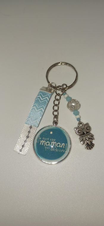 Porte clé maman " Maman qui déchire "