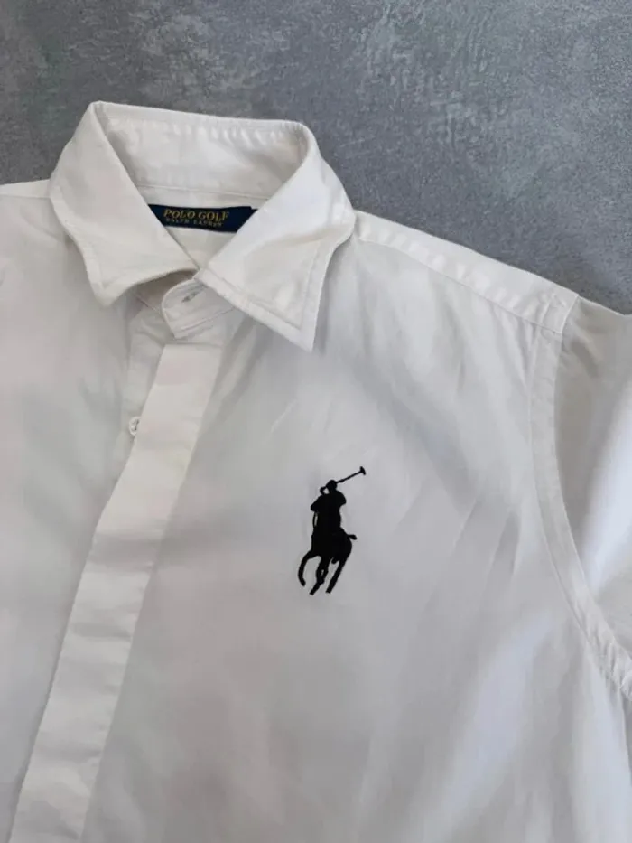Chemise Polo Golf Ralph Lauren femme blanche taille S super état - photo numéro 5