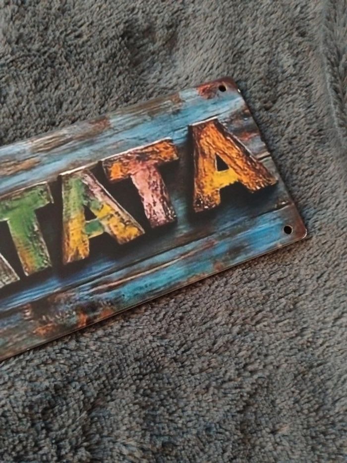 Plaque bois Hakuna Matata - photo numéro 3