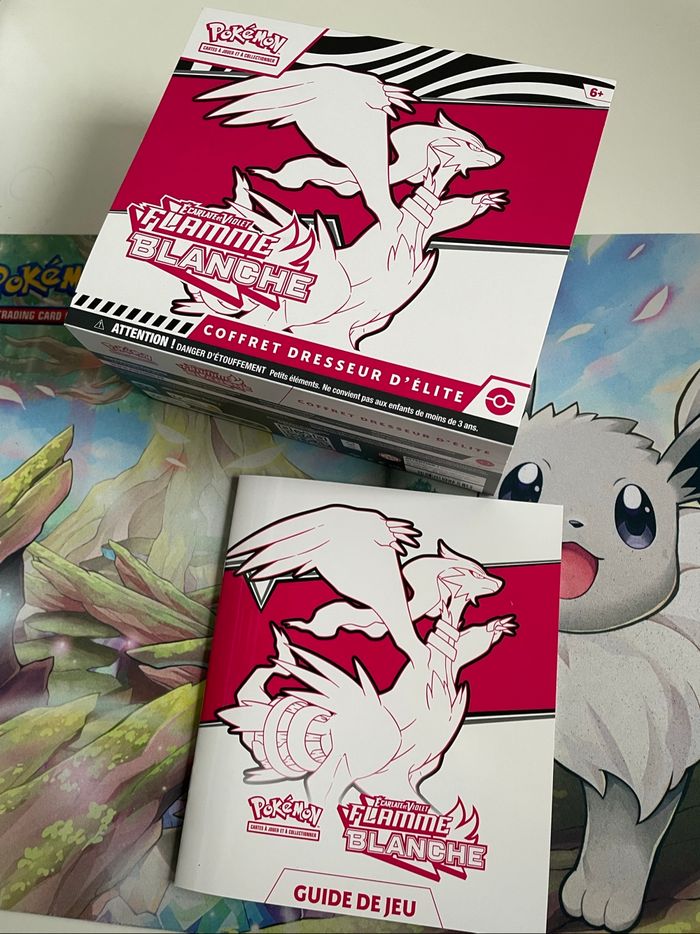 ETB EV10.5 Flamme Blanche - 9 boosters + Goodies - Reconditionné - photo numéro 4
