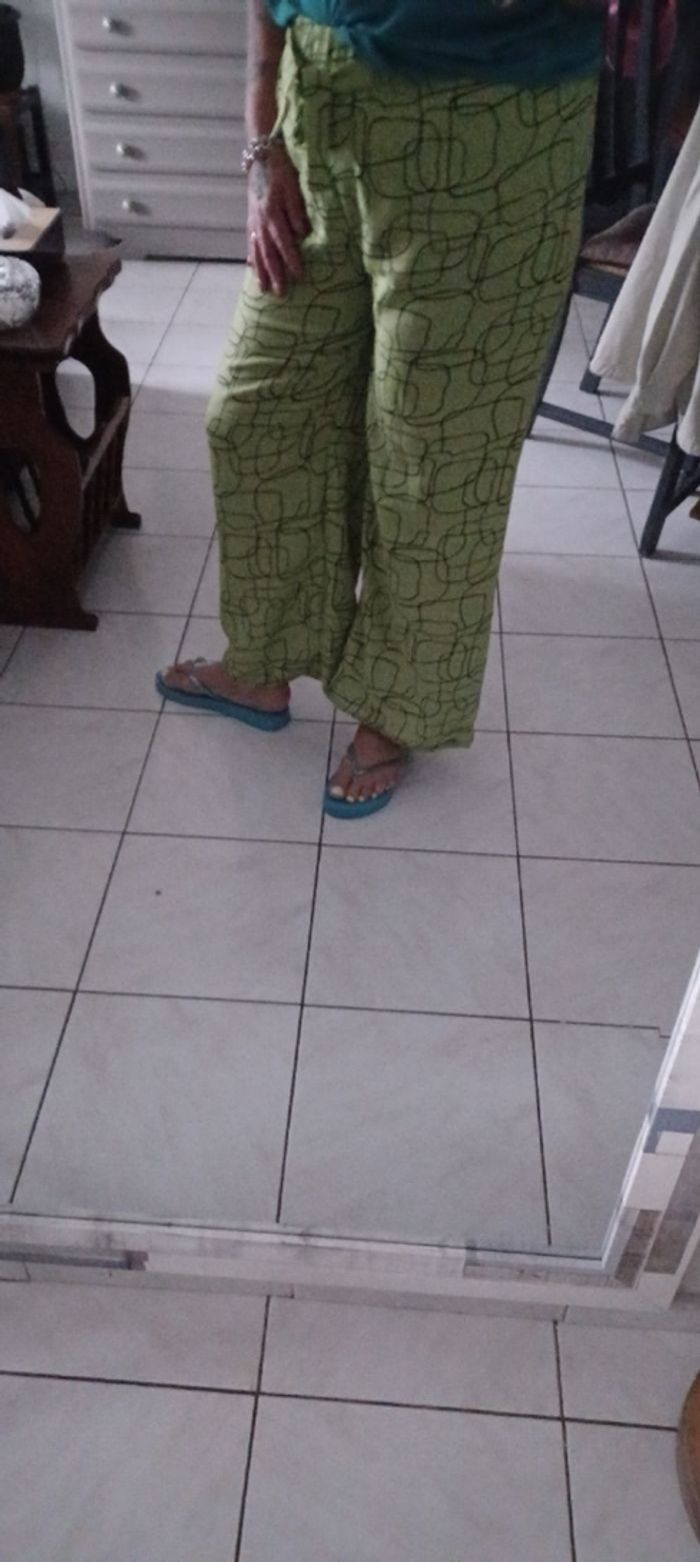 Pantalon jambes larges femme T U - photo numéro 4