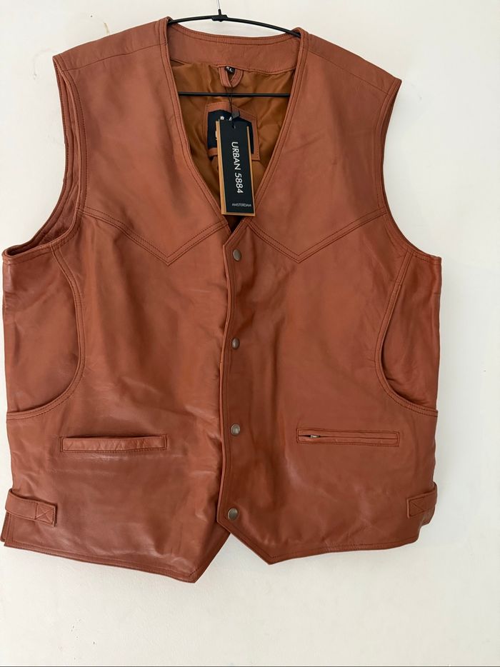 Homme 5884 billie genuine leather vest - photo numéro 6