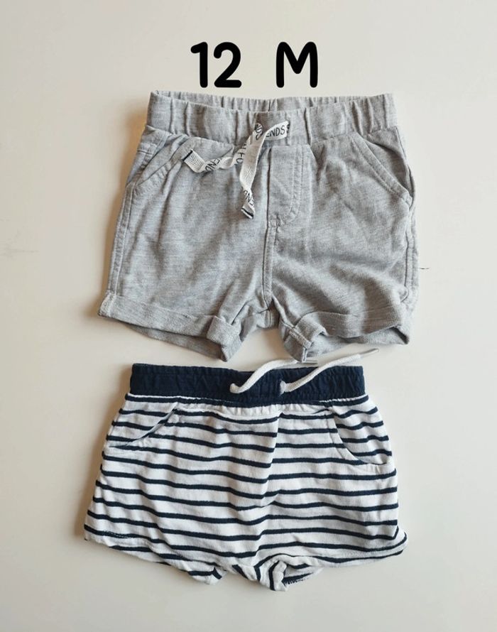 Lot shorts bébé garçon 12 mois