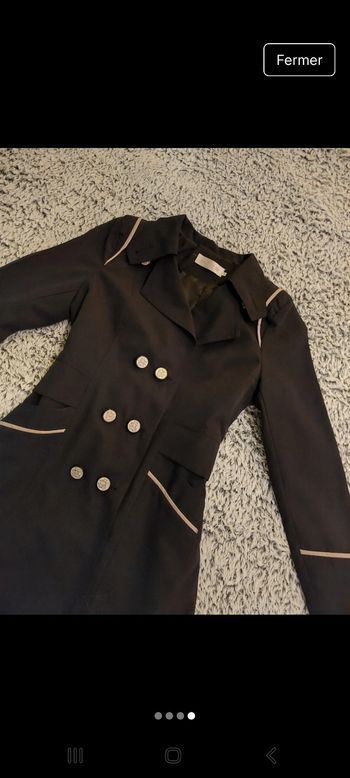 Trench court/veste ceintrée NEUVE