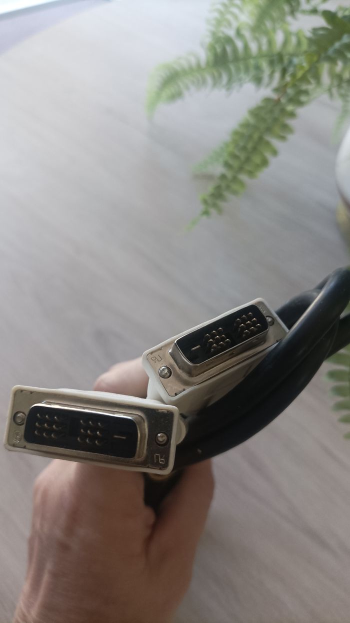 Câble DVI 1m80 RS PRO Mâle vers Mâle ecran informatique PC - photo numéro 3