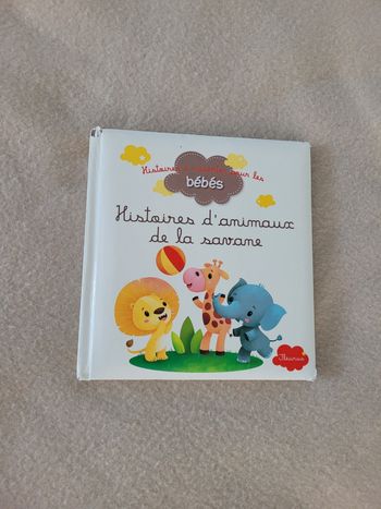 Livre histoires d'animaux de la savane