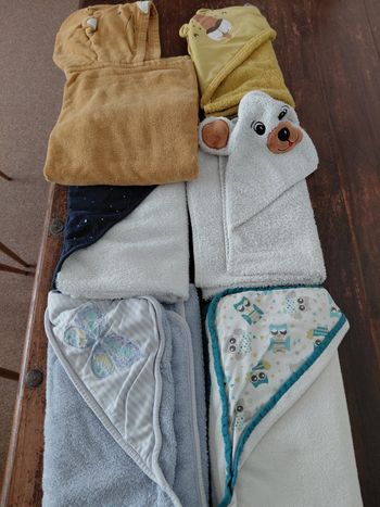 Lot 6 capes de bain