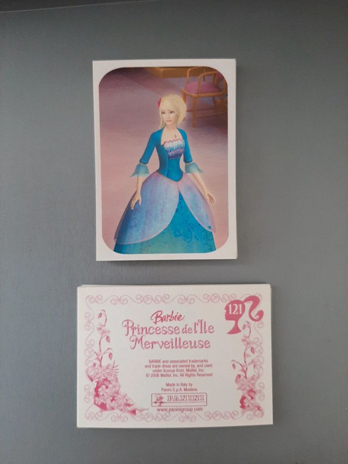 lot 43 images Barbie - Princesse de l'Ile Merveilleuse - Panini - 2007