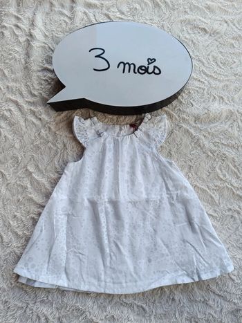 Robe de cérémonie fête anniversaire mariage Noël Fille 3 mois Orchestra Pomme Framboise