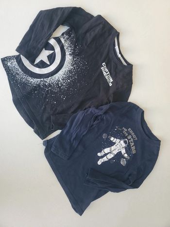 Lot de 2 Tee-shirt manches longues