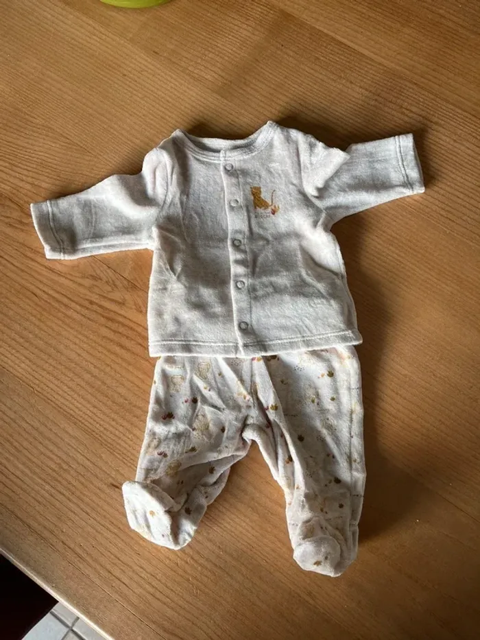 Pyjama deux pièces Naissance Kiabi - photo numéro 2