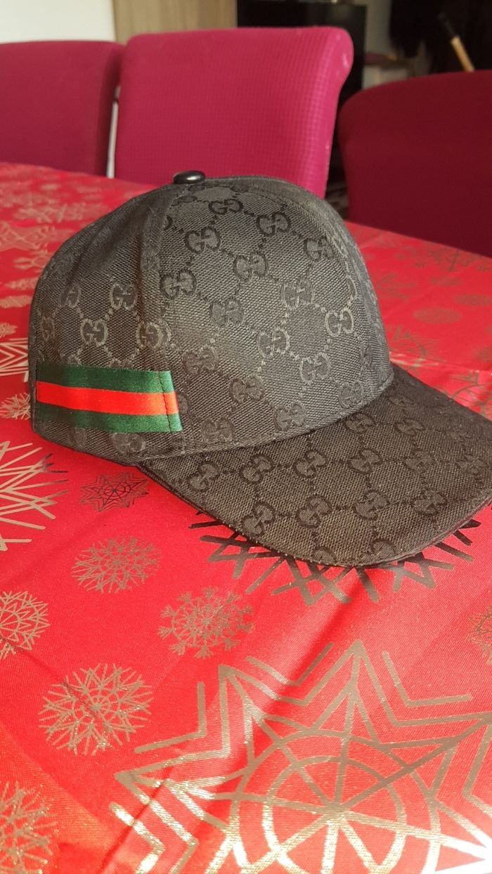 Casquette style Gucci GG – Noir – Très bon état