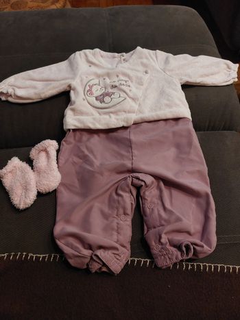 Ensemble fille 6mois rose