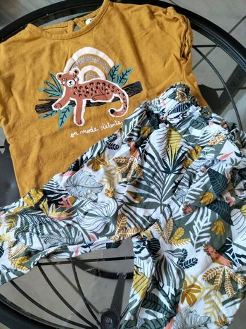 Ensemble savane été 6 mois Gémo