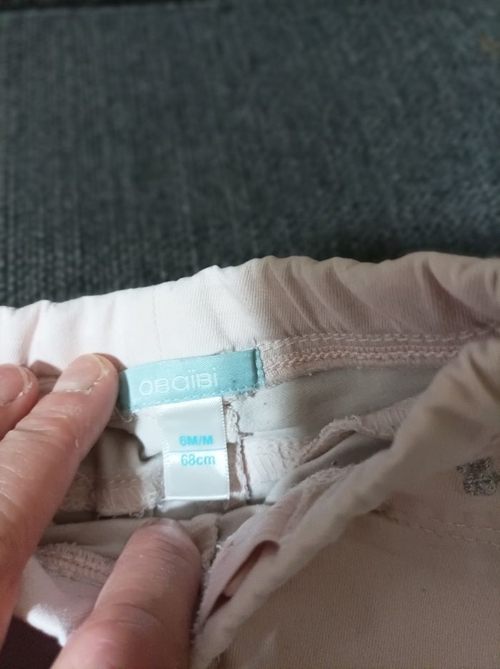 Lot de 2 jeans 6 mois - photo numéro 4