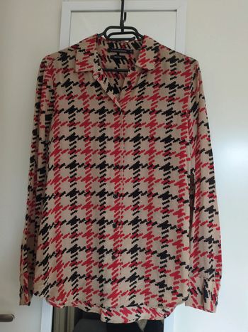 Chemise en soie motifs Monoprix 36