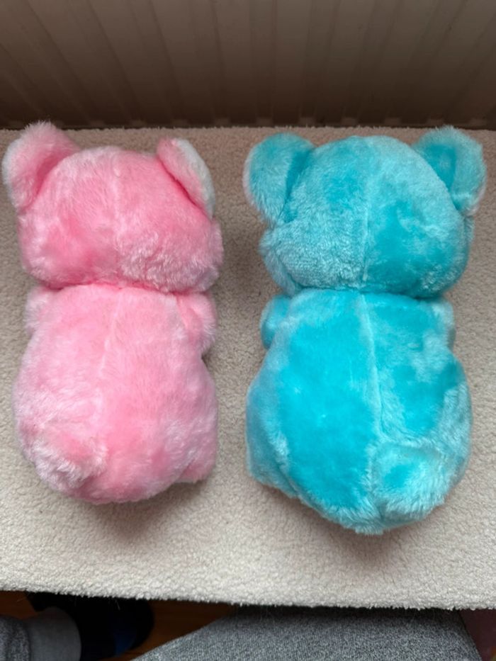 Peluches Adorables Duo Rose & Bleu – Douceur et Câlins Assurés - photo numéro 5