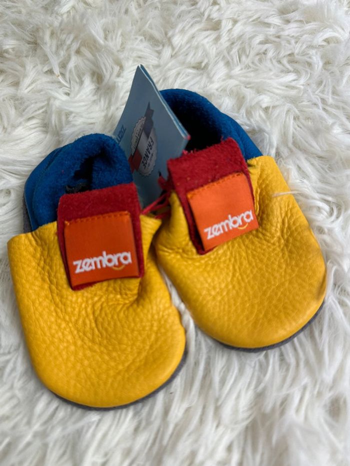 Chaussons en cuir Zembra taille 18-19 - photo numéro 2