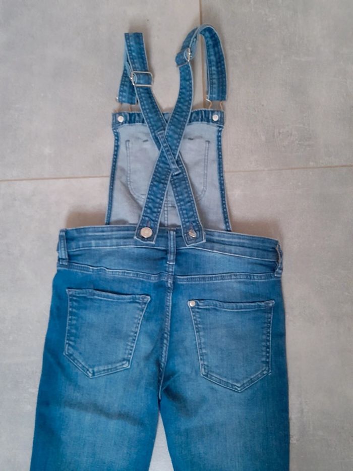 Salopette en jean H&M 10-11 ans - photo numéro 4