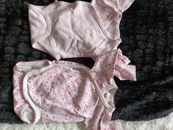 Lot de bodies manche longue naissance - photo numéro 3