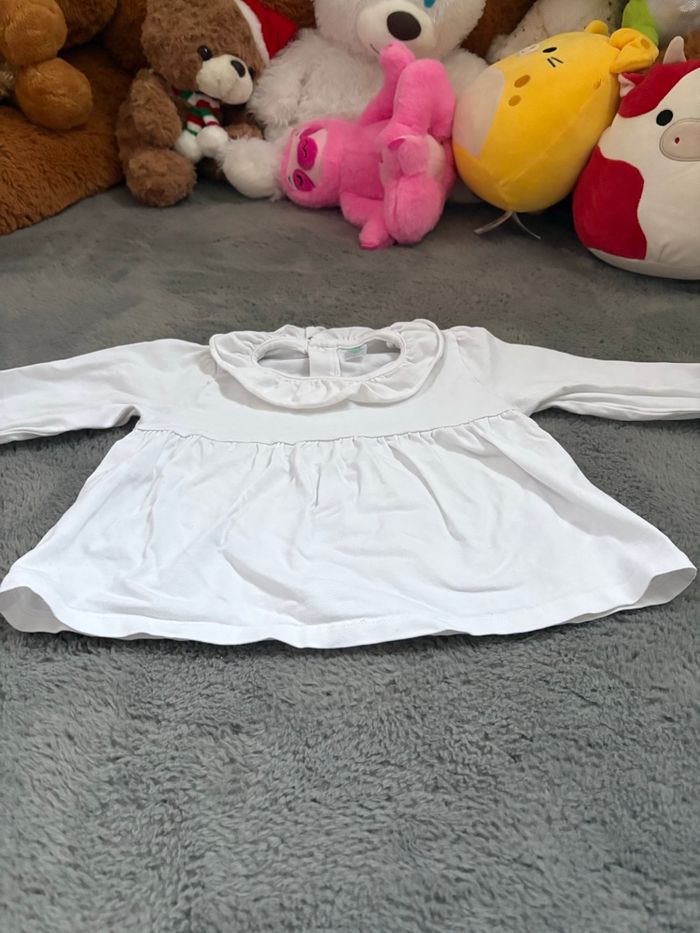 T-shirt manches longues bébé fille - photo numéro 2